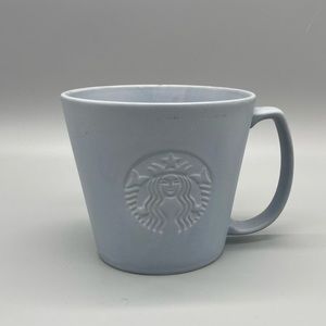 STARBUCKS Grey Siren VENTI Anniversary Embossed Mermaid Matte Ceramic 20 oz EVC